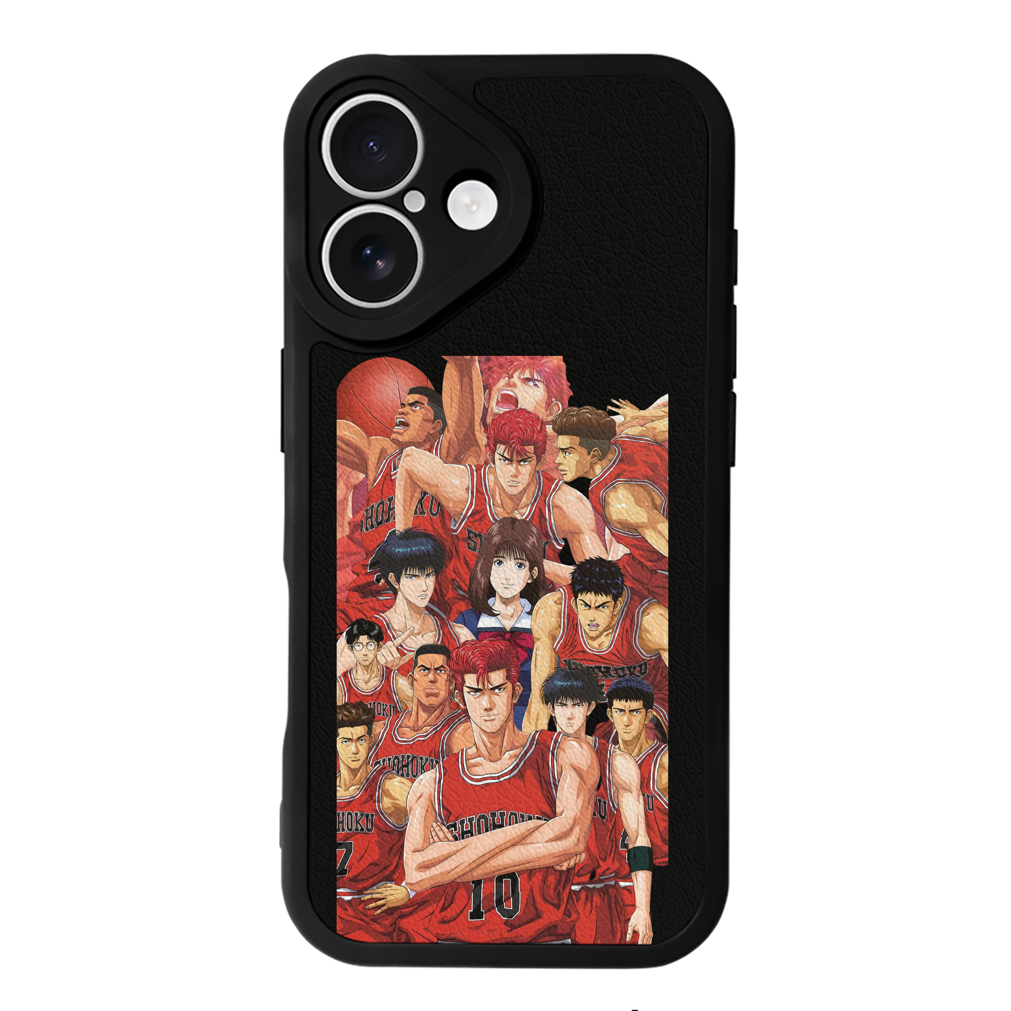 （画像用） SLAM DUNK／スラムダンク 【iPhone 16シリーズ対応】シリコンスマホケース（レザー調） 材質：シリコン